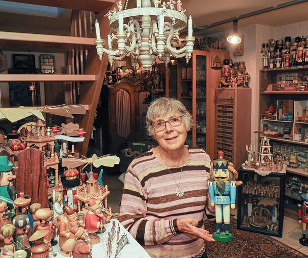 Nur ein Bruchteil der Sammlung von Brigitte Veigel lässt sich auf einem Foto einfangen.