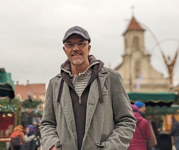 Am Jahresende endet seine Zeit als BorgWarner-Mitarbeiter, nach mehr als 34 Jahren: Michael Neumeier, hier auf dem Ludwigsburger Weihnachtsmarkt.