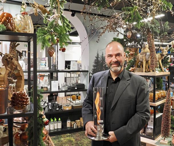 Gerald Pritz, Abteilungsleiter Haushaltswaren bei Lotter, freut sich über kauffreudige Kunden im Ludwigsburger Traditionsgeschäft.