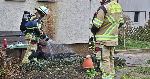 Fire in Ditzingen: String of lights in the front yard catches fire