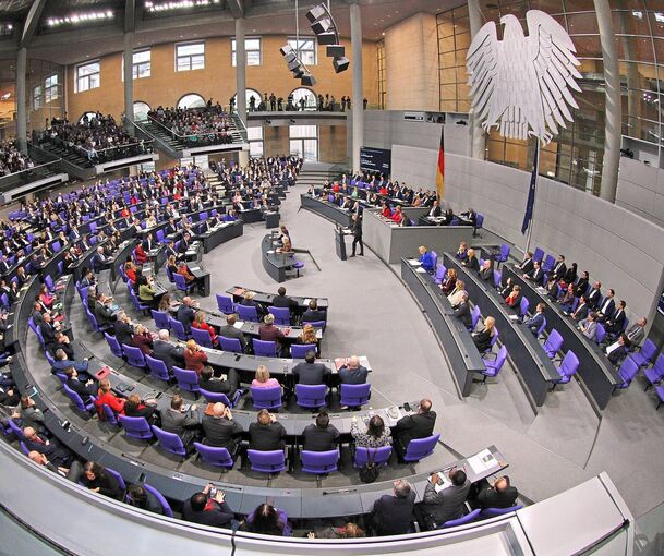 Bundestag in Berlin: Seit 2021 ist der Kreis Ludwigsburg hier mit einem Sextett vertreten.