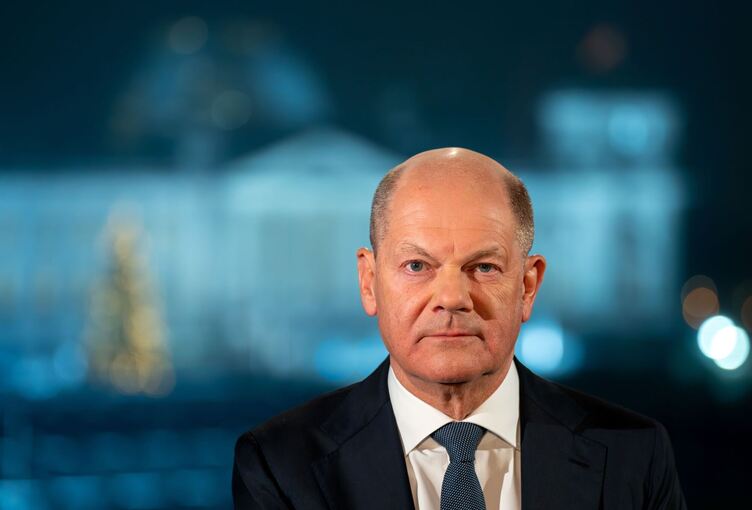 Aufzeichung der Neujahrsansprache von Bundeskanzler Scholz Aufzeichung der Neujahrsansprache von Bundeskanzler Scholz