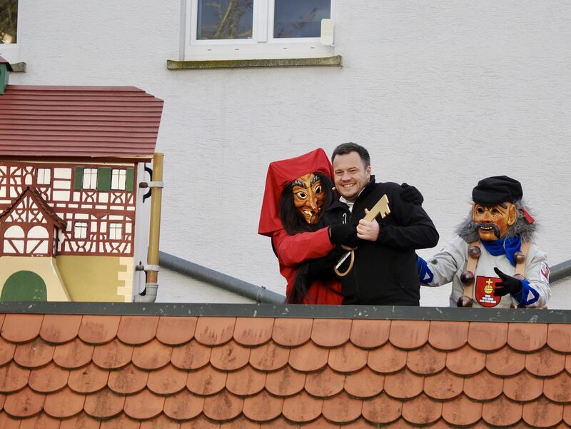 Der "Rathaus"-Sturm fand auf dem Parkdeck statt.