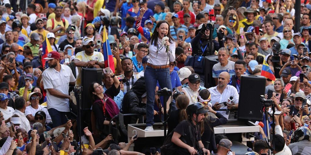 Vor Maduros Vereidigung in Venezuela