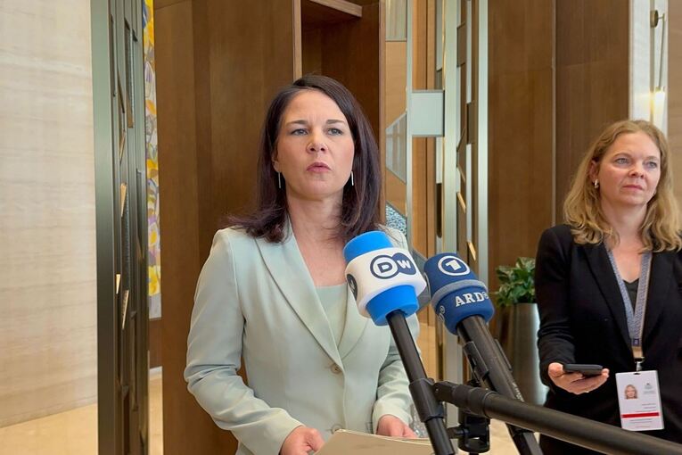 Außenministertreffen in Saudi-Arabien - Baerbock Außenministertreffen in Saudi-Arabien - Baerbock