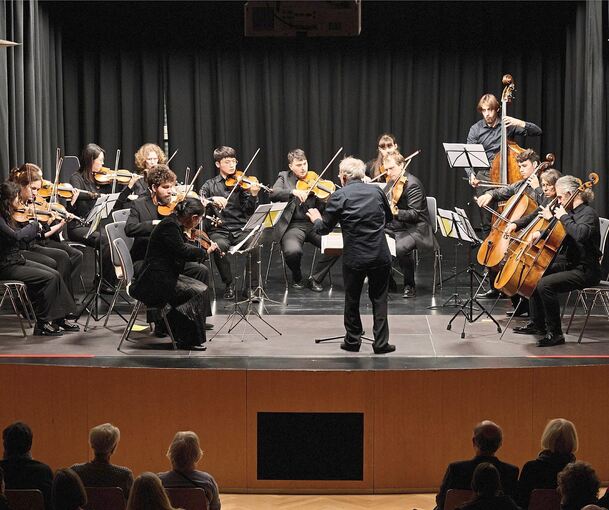 Schwungvoll und spielfreudig: Die Süddeutsche Kammersinfonie Bietigheim, dirigiert von Peter Wallinger.