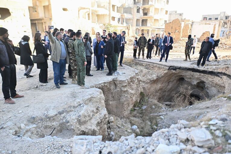 Entwicklungsministerin Schulze in Syrien