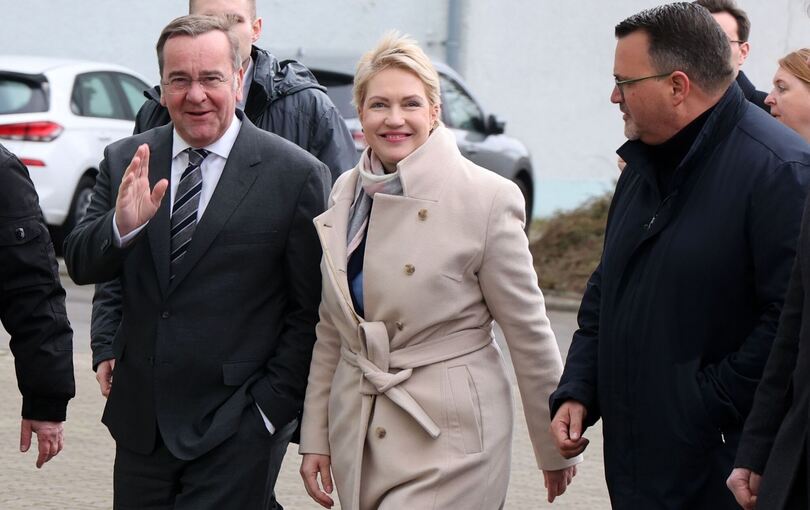 Pistorius besucht TKMS-Werft in Wismar Pistorius besucht TKMS-Werft in Wismar