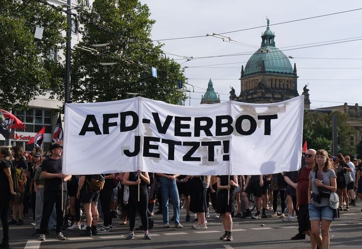 Demo gegen Rechts in Leipzig Demo gegen Rechts in Leipzig