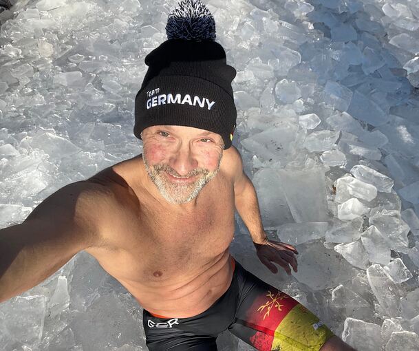 1000 Meter Freistiel ist Martin Tschepe im Wettkampf geschwommen.