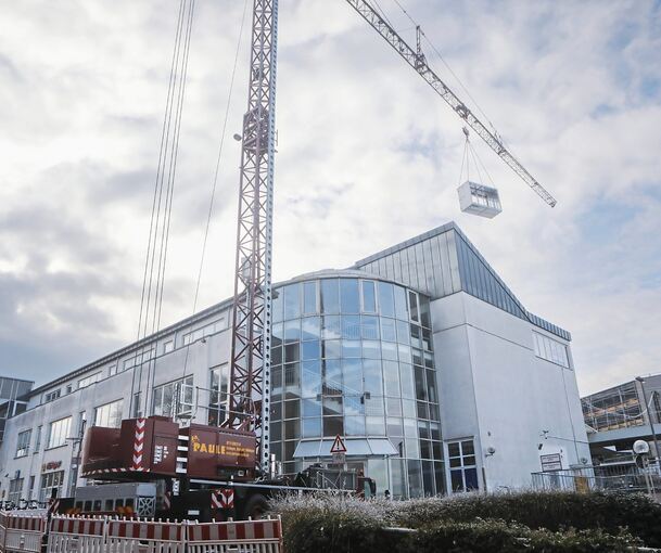 Nach Jahren des Stillstands tut sich am Ludwigsburger Bahnhofsgebäude wieder etwas.