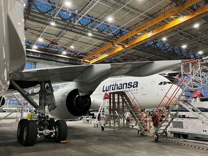 Wartungshangar der Lufthansa Wartungshangar der Lufthansa
