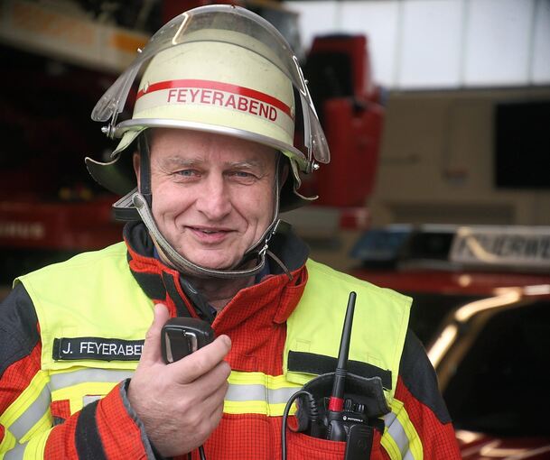 Jochen Feyerabend gibt nach 32 Jahren die Kommandantur der Besigheimer Feuerwehr ab.