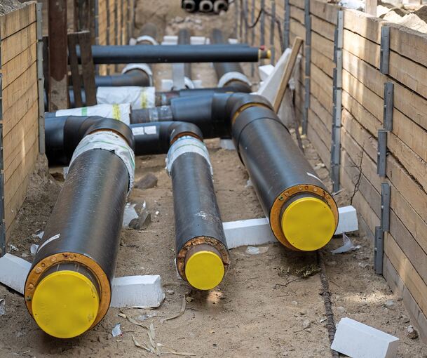 Ziel der Stadtwerke Ludwigsburg-Kornwestheim ist bis zum Jahr 2045 eine 100-prozentige nachhaltige und deutlich ausgebaute Fernwärmeinfrastruktur in Ludwigsburg und Kornwestheim aufzubauen (Symbolbild).