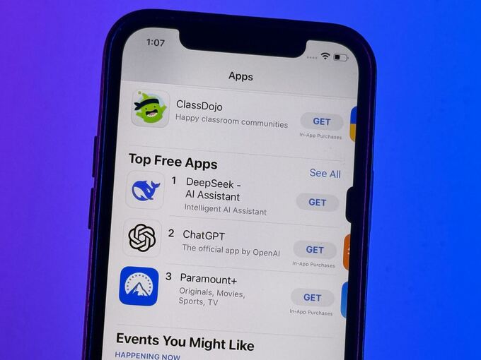 DeepSeek im App-Store von Apple