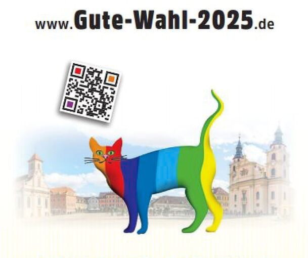 Die Regenbogenkatze steht für die Vielfalt.