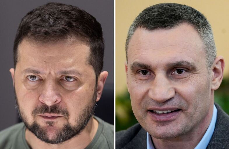 Wolodymyr Selenskyj und Vitali Klitschko Wolodymyr Selenskyj und Vitali Klitschko