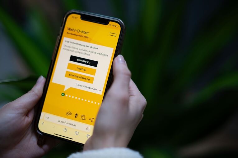 Bundestagswahlkampf - Wahl-O-Mat
