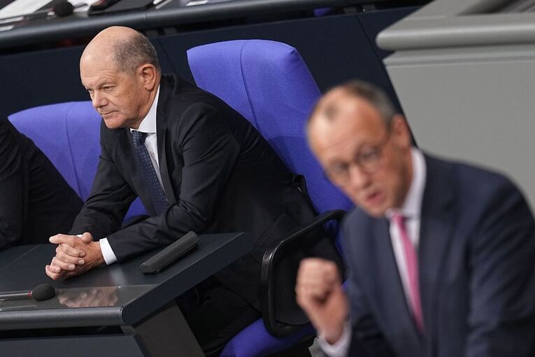 Olaf Scholz und Friedrich Merz Olaf Scholz und Friedrich Merz