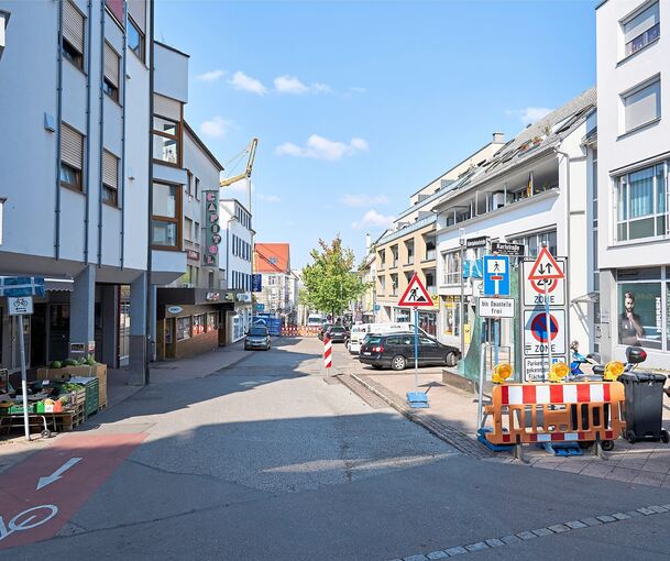 Die Güterbahnhofstraße ist nur 140 Meter lang, für den Handel in der Innenstadt aber wichtig. Im kommenden Frühjahr soll ihre Umgestaltung beginnen.