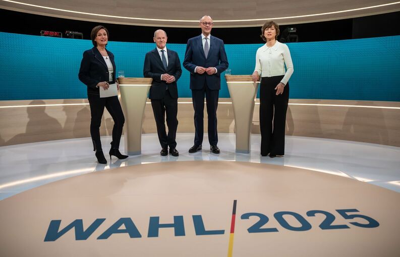 Scholz und Merz im TV-Duell