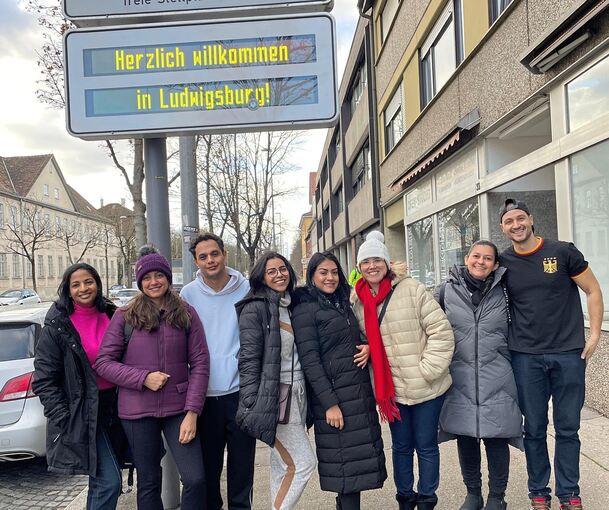 Um die Patientenversorgung aufrechterhalten zu können, muss die Regionale Kliniken-Holding auch für ihre Krankenhäuser in Ludwigsburg und Bietigheim gezielt Fachpersonal aus dem Ausland rekrutieren. Das Bild zeigt eine Gruppe brasilianischer Pflegekr