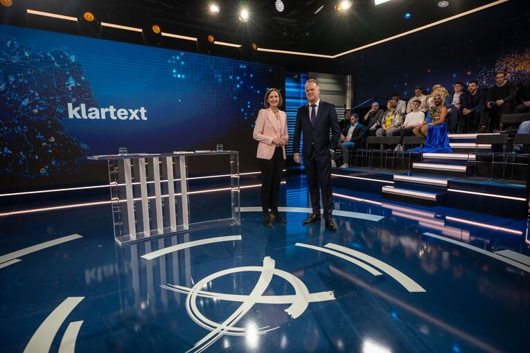 Die Moderatoren der ZDF-Sendung «Klartext»