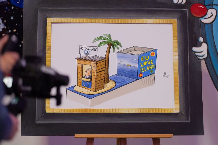 Rosenmontagszug Köln - Geplanten Motivwagen