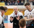 Steht mit seinem Namen für das Ludwigsburger Volleyballprojekt: Trainer Michael Dornheim (Mitte). Foto: Baumann Steht mit seinem Namen für das Ludwigsburger Volleyballprojekt: Trainer Michael Dornheim (Mitte).