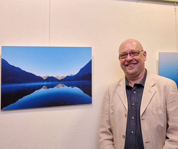 Findet Glücksgefühle in der Natur: Roland Blach, dessen Fotografien aktuell im Marbacher Rathaus zu sehen sind.