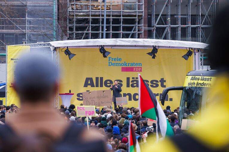Wahlkampf FDP - Freiburg Wahlkampf FDP - Freiburg