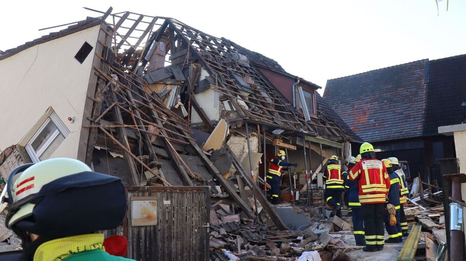Haus in Baden-Württemberg eingestürzt