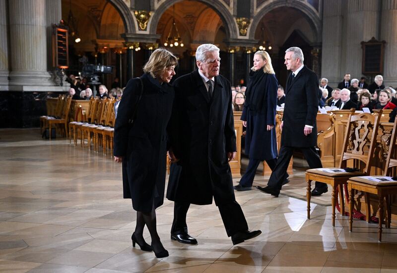 Bundespräsident a. D. Joachim Gauck und seine Lebensgefährtin Daniela Schadt.