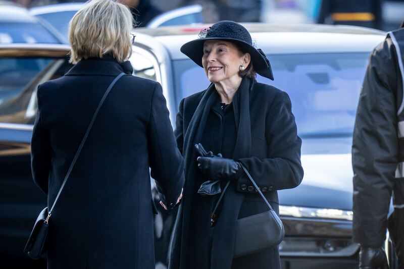 Eva Luise Köhler bei der Ankunft am Dom.