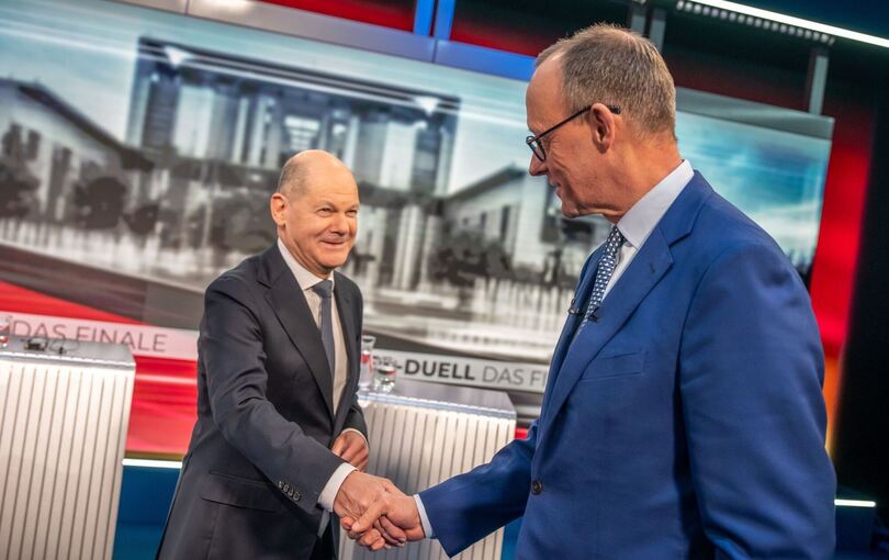 TV-Duell zwischen Scholz und Merz