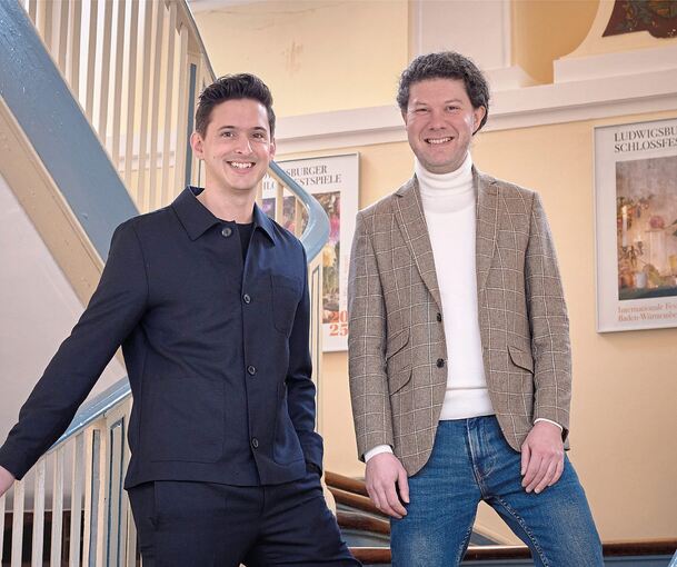 Das neue Führungsduo: Intendant Lucas Reuter (rechts) und Geschäftsführer Johannes Ernst.