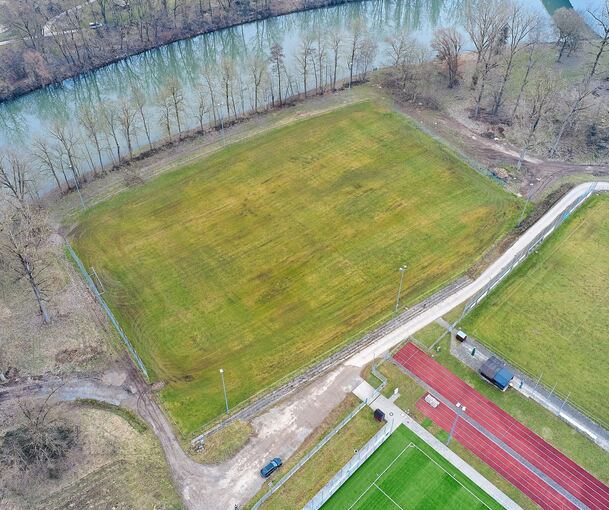 Der alte Sportplatz wird renaturiert. Allein dieses Projekt kostet die Gemeinde Benningen rund zwei Millionen Euro.