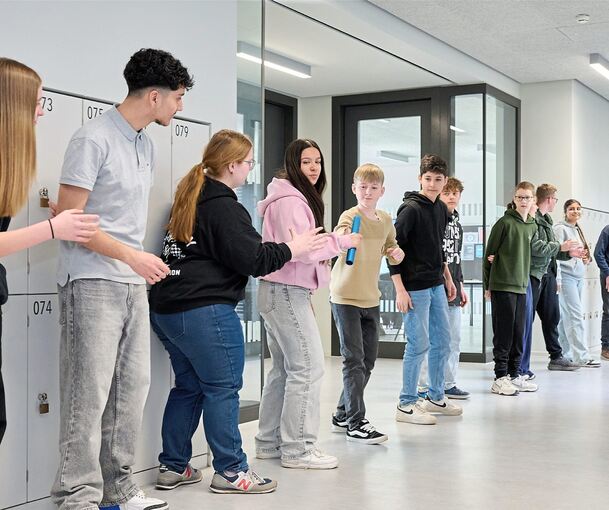 Bei der Meilenstaffel gilt es, den Staffelstab möglichst schnell weiterzugeben. Gelaufen wird nicht.