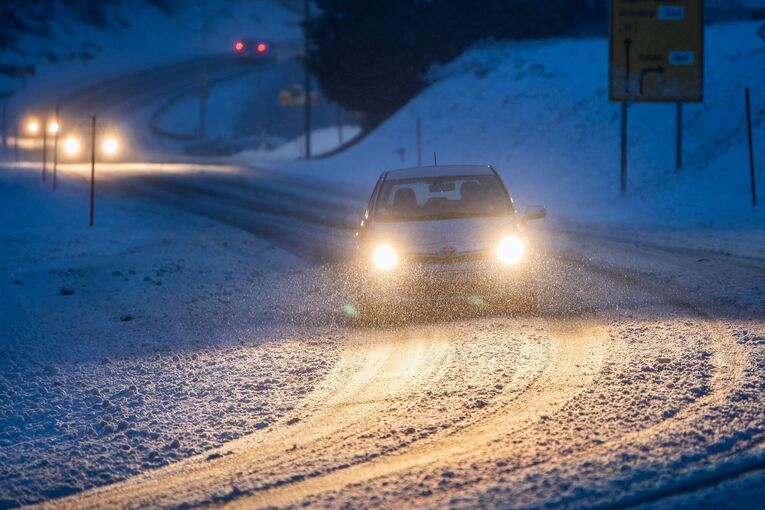 Neuschnee im Schwarzwald und der Schwäbischen Alb