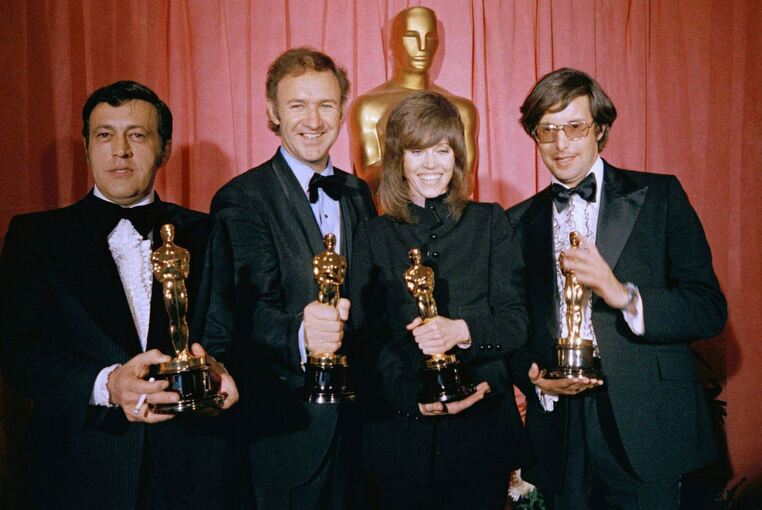 William Friedkin (r-l), Jane Fonda, Gene Hackman William Friedkin (r-l), Jane Fonda, Gene Hackman