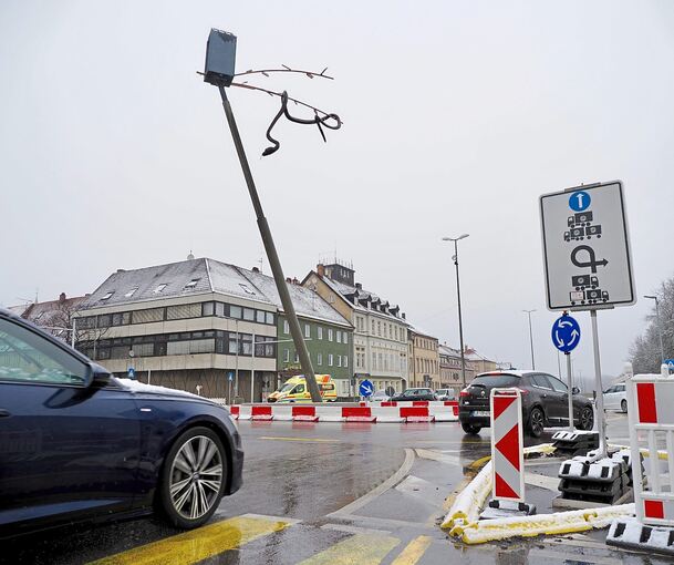 Noch ist der Kreisverkehr an der Sternkreuzung ein Provisorium.