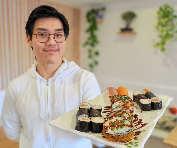 Iwo Xia hat seine Leidenschaft für japanische Küche zu seinem Beruf gemacht.