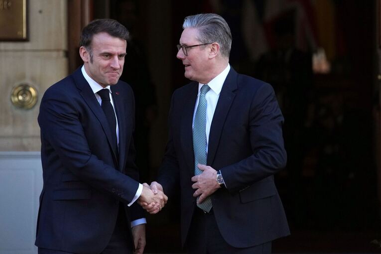 Macron und Starmer Macron und Starmer