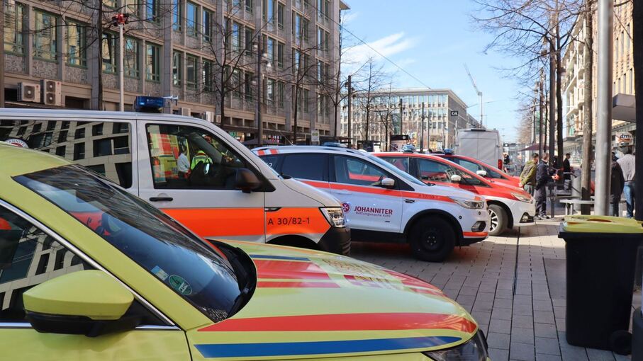 Polizeieinsatz in Mannheim Polizeieinsatz in Mannheim