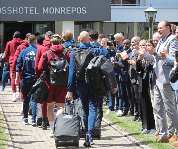 Das Schlosshotel Monrepos wurde während der Fußball-EM zum Basecamp der belgischen Nationalmannschaft.