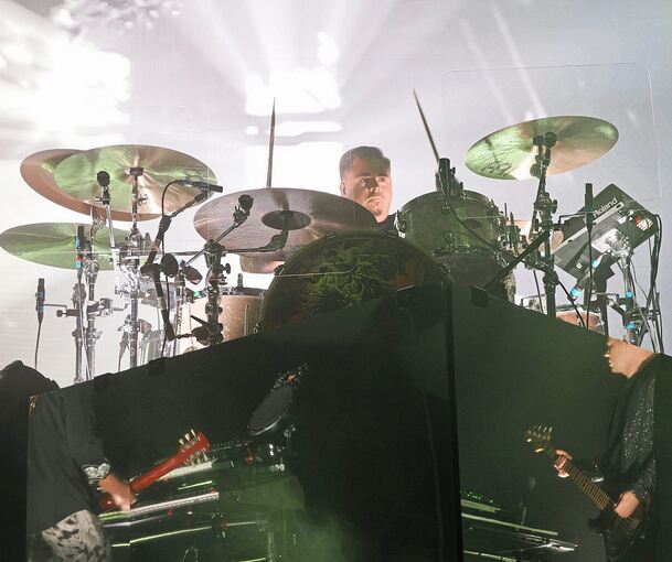 Im Maschinenraum: Gustav Schäfer (Schlagzeug).