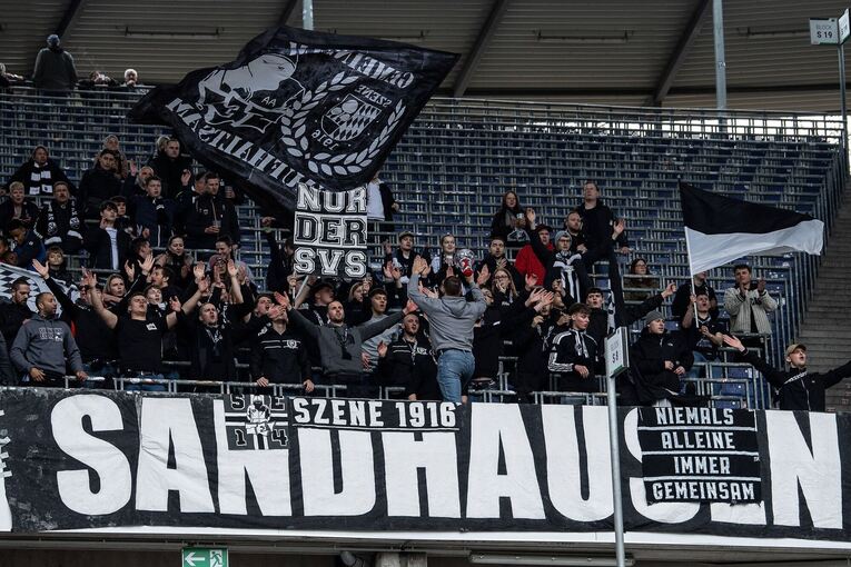 Fans des SV Sandhausen