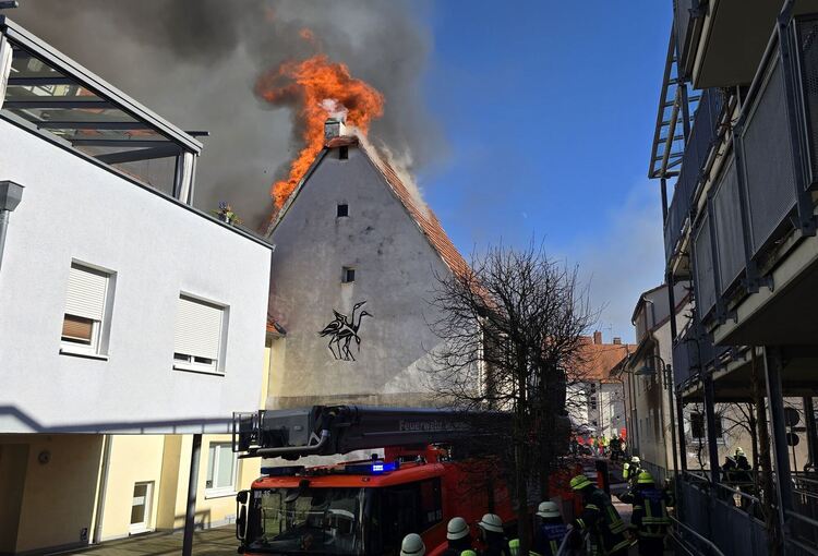 Brand in Walldorf
