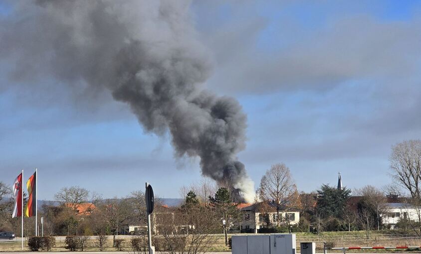 Brand in Walldorf