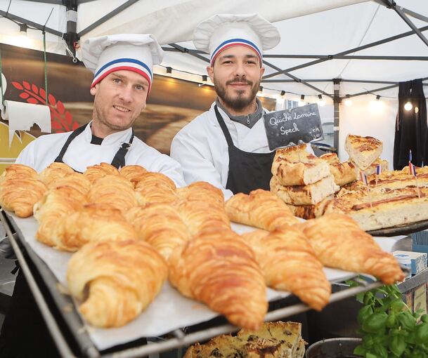 Croissants dürfen natürlich nicht fehlen.